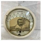 UNUSUAL 6IN FAHRENHEIT THER. W/ BABY