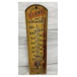WOODEN CLARK BAR THERMOMETER