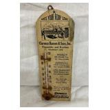 WOODEN CLARENCE HANSEN SONS THERM.