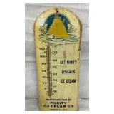 WOODEN PURITY ICE CREAM CO. THERM. 6X15