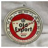 6IN UNUSUAL OLD EXPORT BEER THERMOMETER