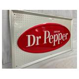 SELF FRAMED DR. PEPPER SIGN