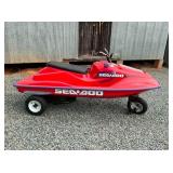 UNUSUAL SEA DOO JET SKI GAS MOTOR CART