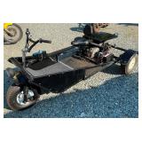 BLACK YARD CART CUSTOM BUILT