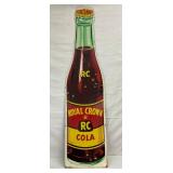 1953 SST ROYAL CROWN BOTTLE DIECUT SIGN