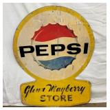 SST PEPSI DIECUT SIGN