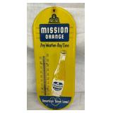 MISSION ORANGE ROOT BEER THERM. 6X15