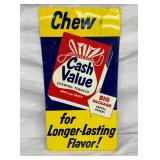 SST VERT. CASH VALUE SIGN 11X21