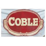SST EMB. COBLE DIECUT SIGN 48X31