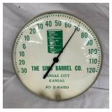 12IN SIMS BARREL THERMOMETER