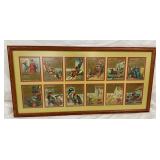 FRAMED BLACK AMERICAN YEARLY CALENDAR