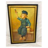 DUTCH BOY PAINTER PICTURE 20X33