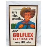 1955 FRAMED GULFLEX CB 30X44