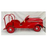 RARE 1938 GARTON TANDEM FIRETRUCK PEDAL CAR 