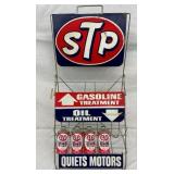 EMB. STP OIL CAN RACK DISPLAY 