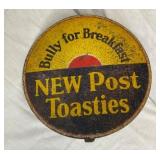 12IN NEW POST TASTIES ROUND SIGN