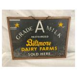 GRADE A BILTMORE DAIRY FARMS SIGN