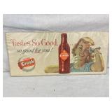 ORANGE CRUSH PAPER AD W/ BOTTLE 24X11