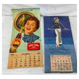 1938,1954 RC CALENDARS