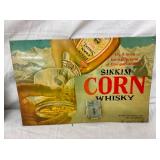 SST SIKKIM CORN WHISKEY SIGN 14X9