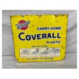 SST WARPS COVERALL PLASTIC SIGN 15X14