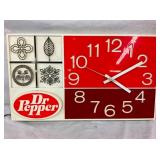 LEXAN DR. PEPPER CLOCK 
