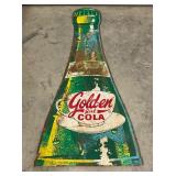30x61 SST DIE CUT GOLDEN COLA SIGN