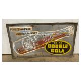 EMB. DRINK DOUBLE COLA SIGN W/BOTTLE