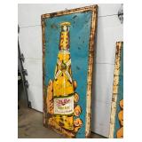 SELF FRAMED WOODEN BACK