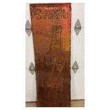 EMB. ORANGE CRUSH VERTICAL SIGN