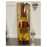 SST PAR BEV. BOTTLE SIGN 4X28