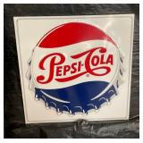 EMB. SST PEPSI COLA SIGN 23X23