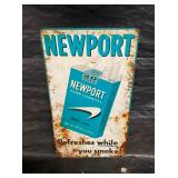 SST NEWPORT CIG. SIGN 11X19