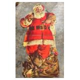 COCA COLA SANTA DIECUT CB EASEL BACK
