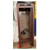 EARLY TELEPHONE BOOTH W/ LIGHT