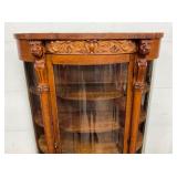 W/ CARVINGS AND LION HEADS