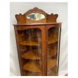 W/BEVELED MIRROR SPLASH AND CARVINGS