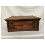 EARLY 2 DRAWER SPOOL CABINET