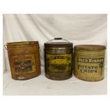 VARIOUS EARLY TINS