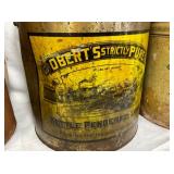 CLOSEUP VIEW EARLY TINS