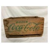 EARLY WOODEN COCA COLA CRATE 19 1/2X10