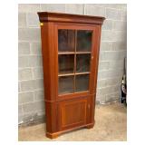 6PANE CHERRY CORNER CUPBOARD