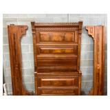 W/ CARVINGS AND RAISED PANELS