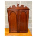 HANGING WALNUT CUPBOARD