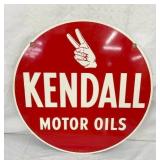 1947 DST 24" KENDALL MOTOR OILS SIGN