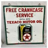 SSP TEXACO CRANKCASE SIGN 30X30