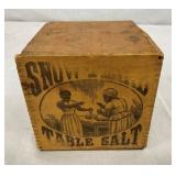 WOODEN SNOW TABLE SALT BOX 4X4