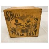 BLACK AMERICANA BOX W/ ORIG. STENCIL