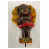 EARLY BLACK AMERICANA CHALKWARE 6X8