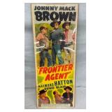 JOHNNY MACK BROWN POSTER 14X36